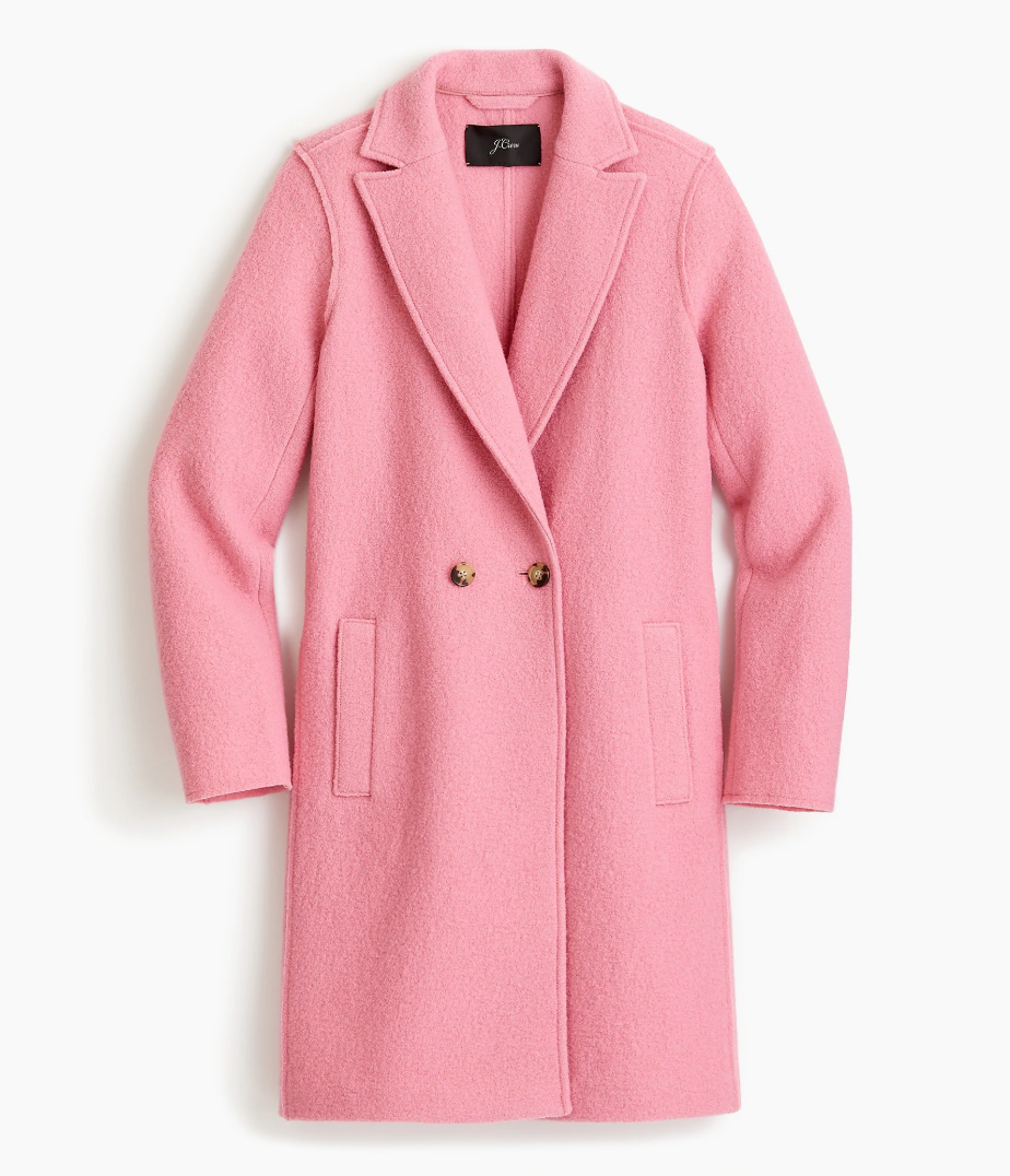 J.Crew pink coat