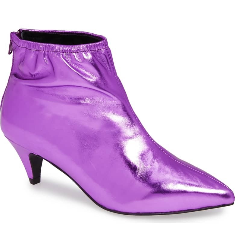 Jeffrey Campbell purple boots