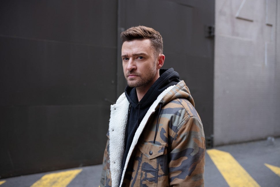 Justin Timberlake Levi's camo