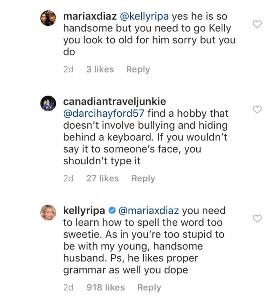 Kelly Ripa comment