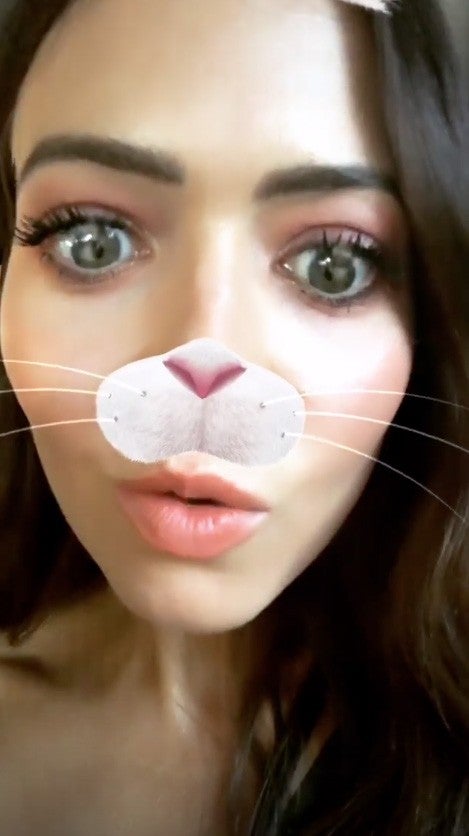 Mandy Moore bunny filter