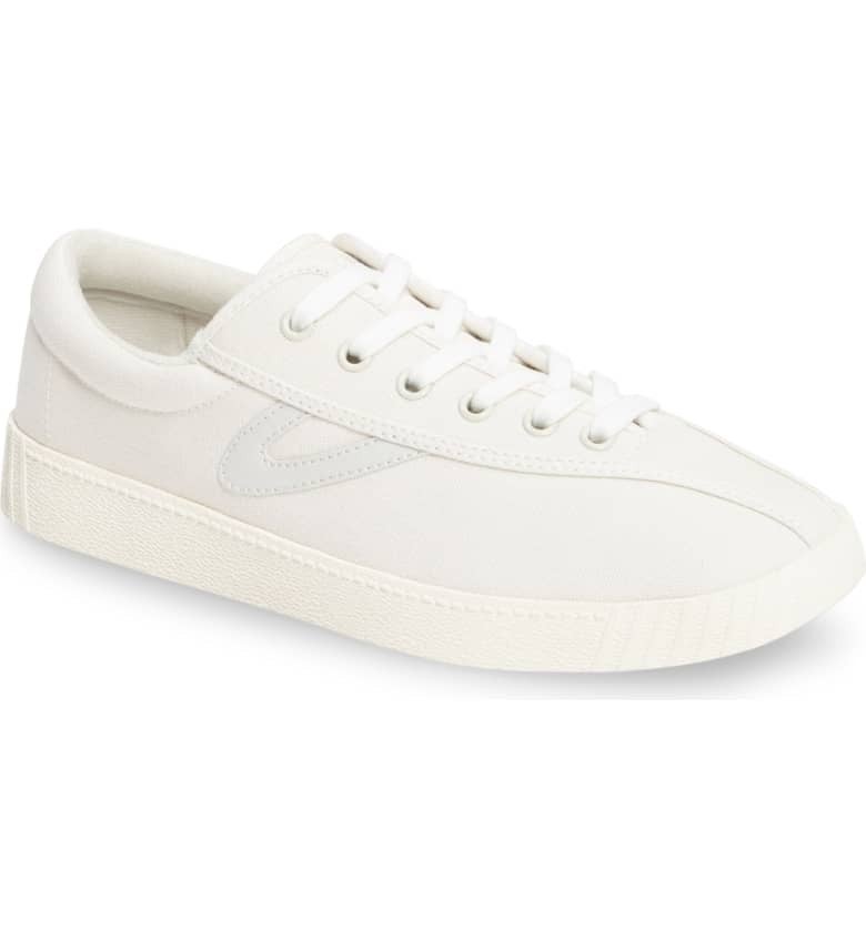 Tretorn white sneakers