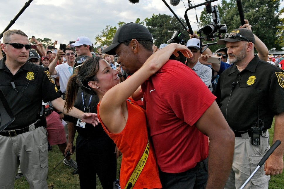 Tiger Woods and Erica Herman