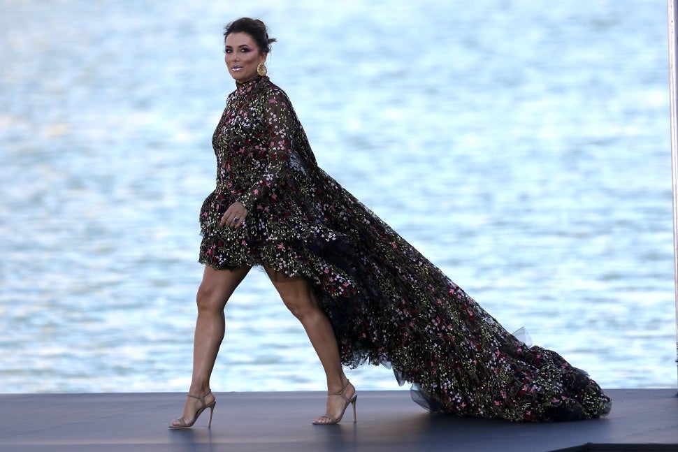 Eva Longoria L'Oreal runway show