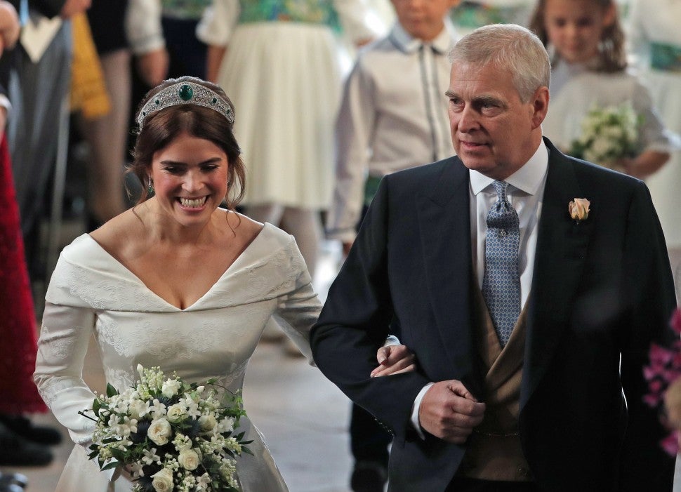 Princess Eugenie Prince Andrew royal wedding