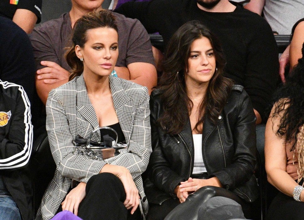 Kate Beckinsale at the Los Angeles Lakers game at the Staples Center on Oct. 20