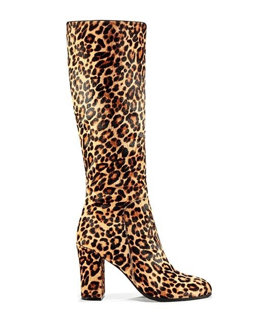 Kenneth Cole leopard boots
