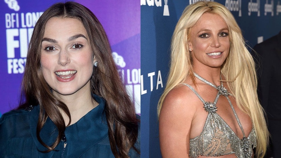 Keira Knightley and Britney Spears