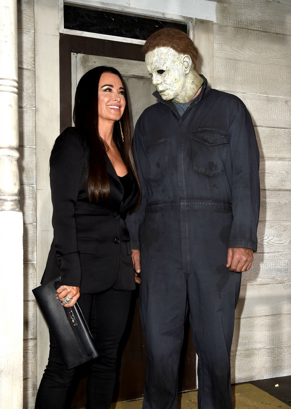 Kyle Richards and Michael Myers