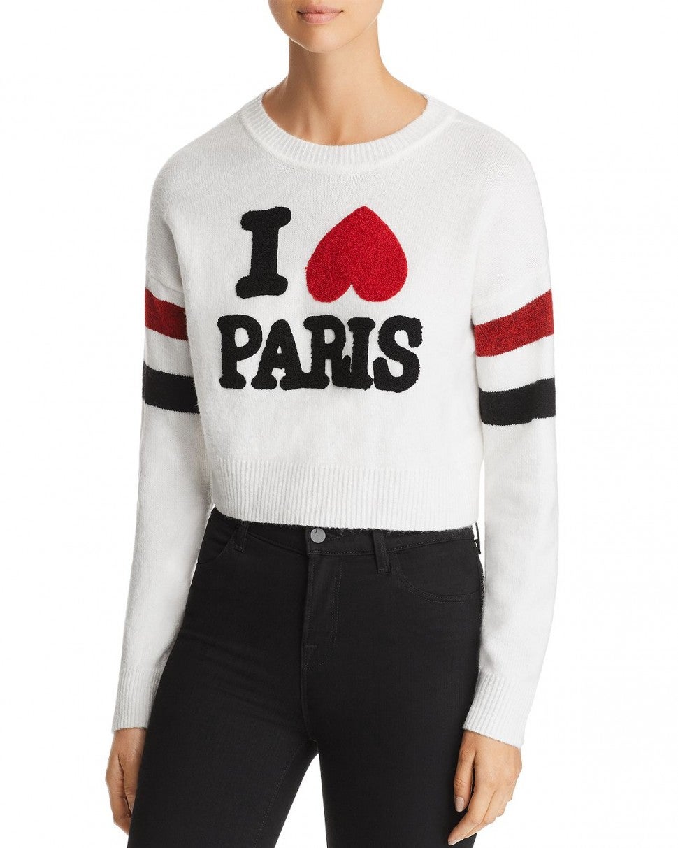 Olivia Culpo Paris sweater