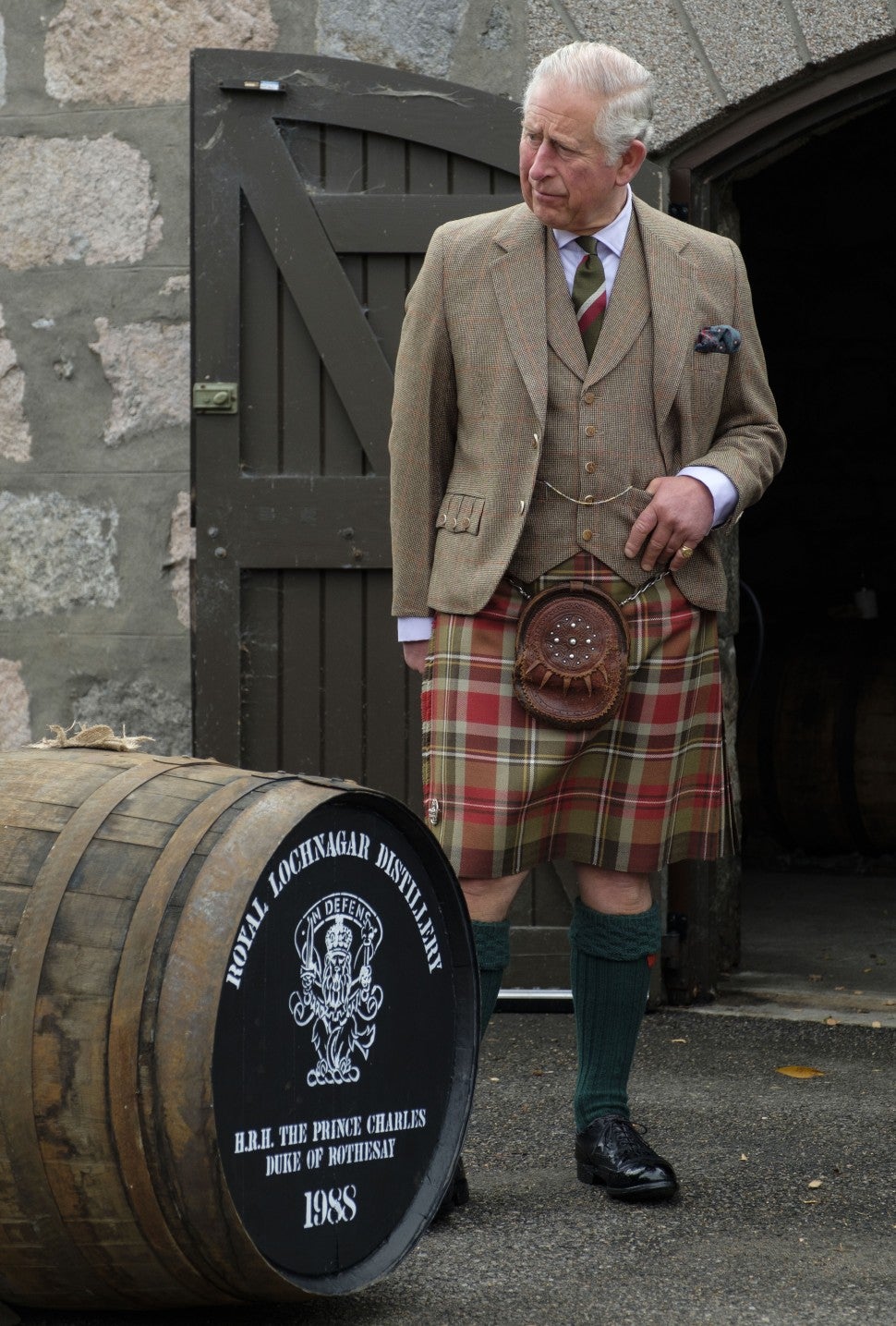 Prince Charles Scottish Whiskey Distillery