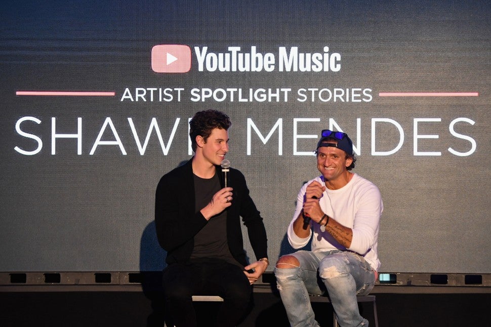 Shawn Mendes, Casey Neistat YouTube