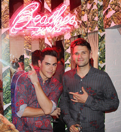 Tom Schwartz and Tom Sandoval at Beaches WeHo