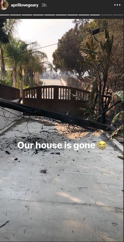 April Geary Home Destroyed