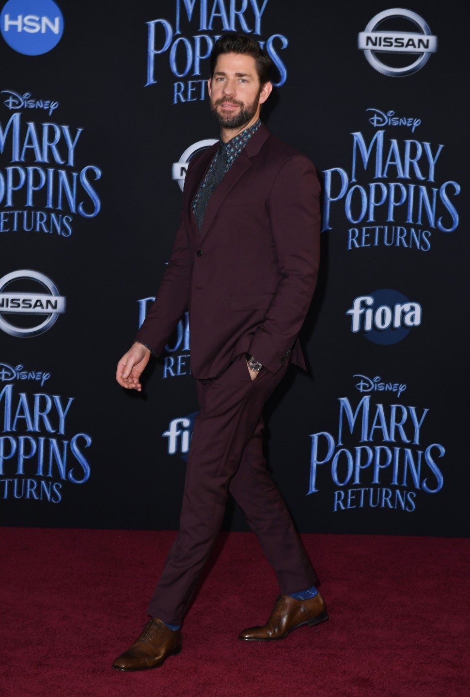 John Krasinski Mary Poppins Premiere