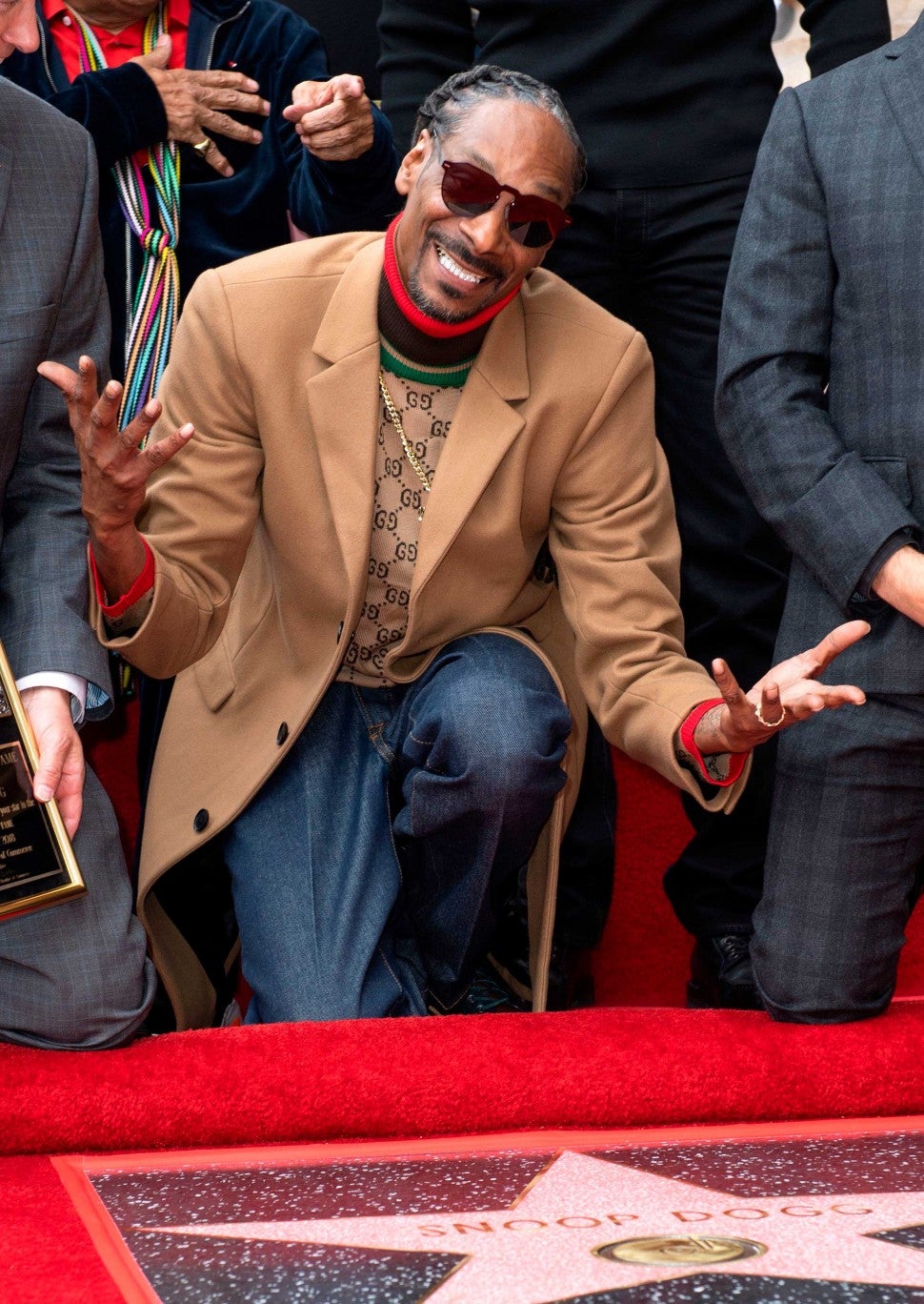 Snoop Dogg gets his star on the Hollywood Walk of Fame on Nov. 19