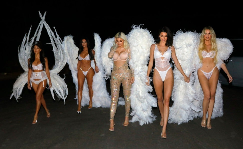 Kardashians Victoria's Secret Angels Halloween 2018