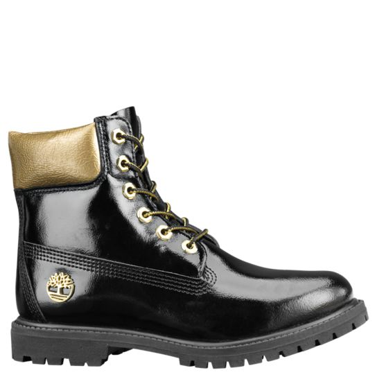 Timberland patent leather boots