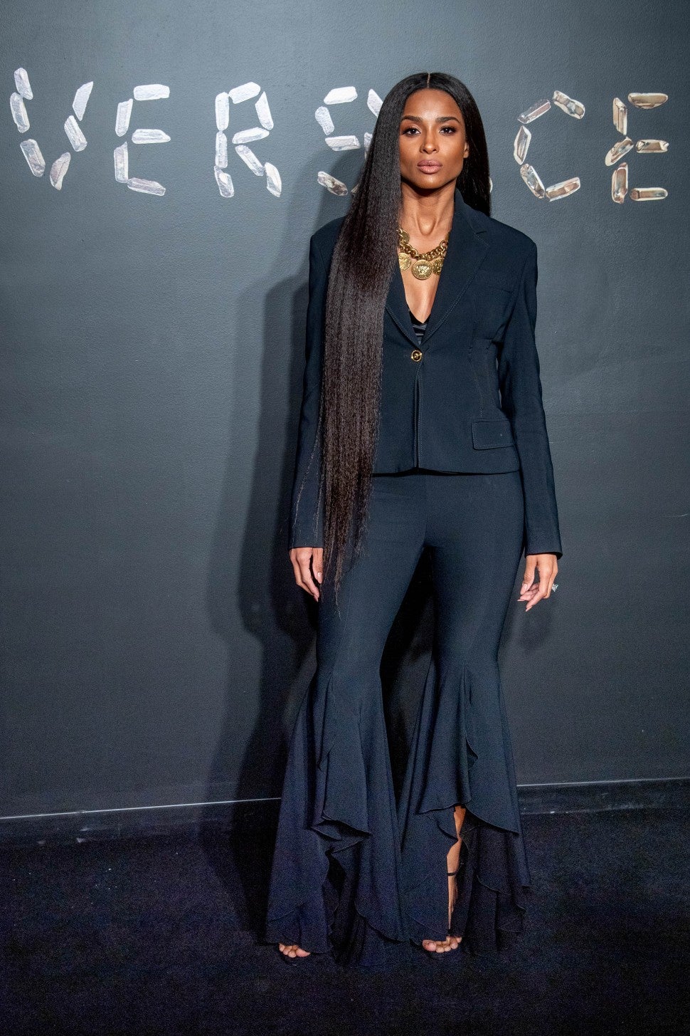 Ciara at Versace pre-fall 2019