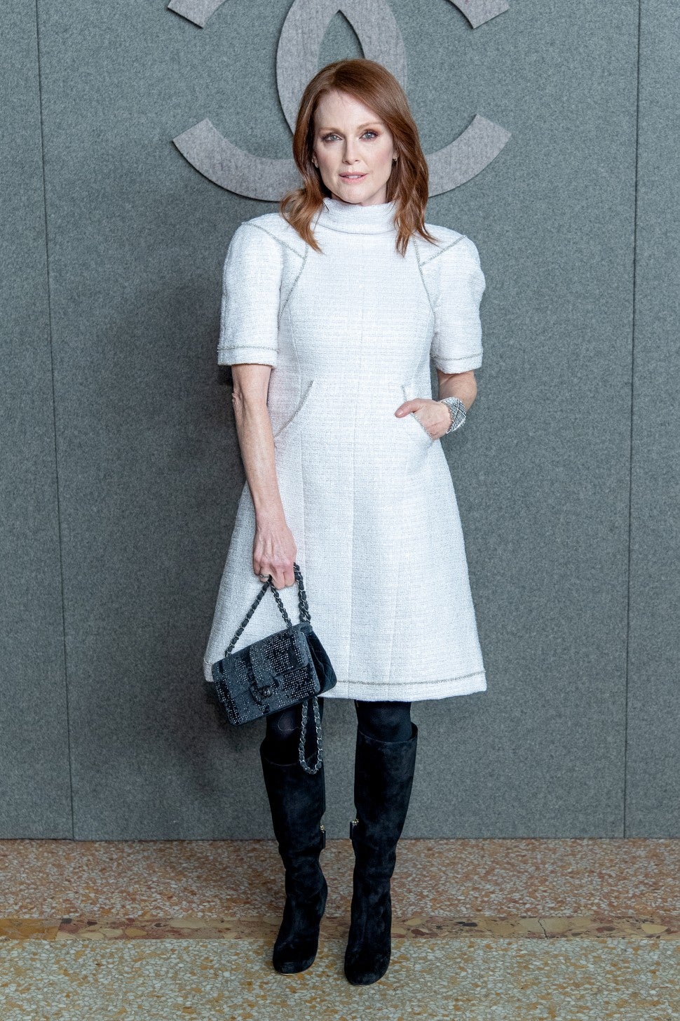 Julianne Moore at Chanel pre-fall show