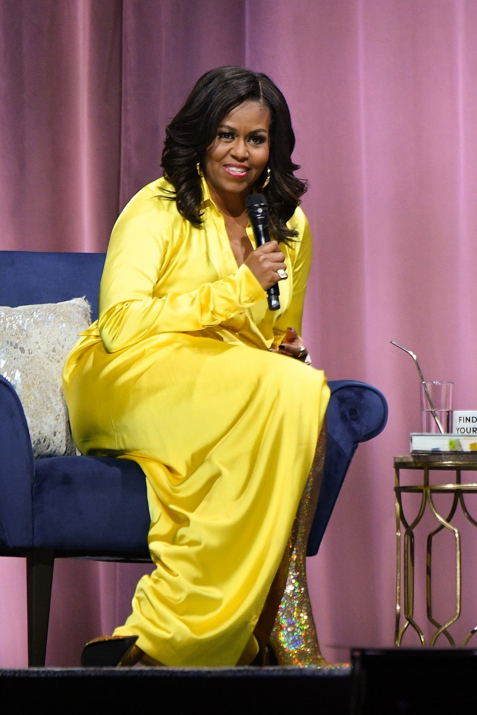 michelle obama thigh boots