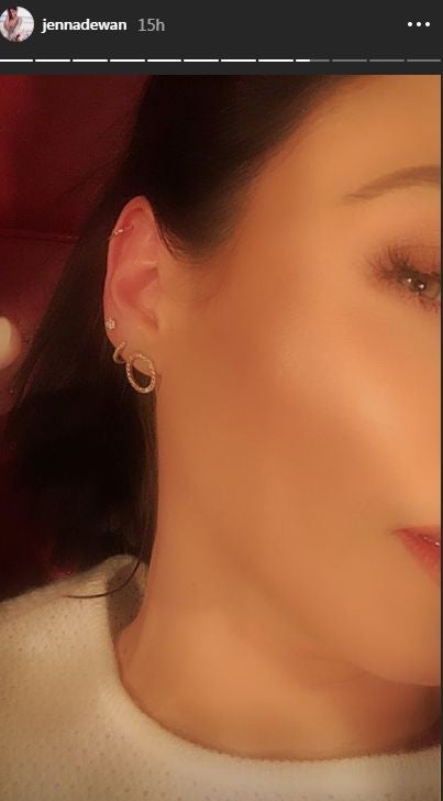 Jenna Dewan ear piercing