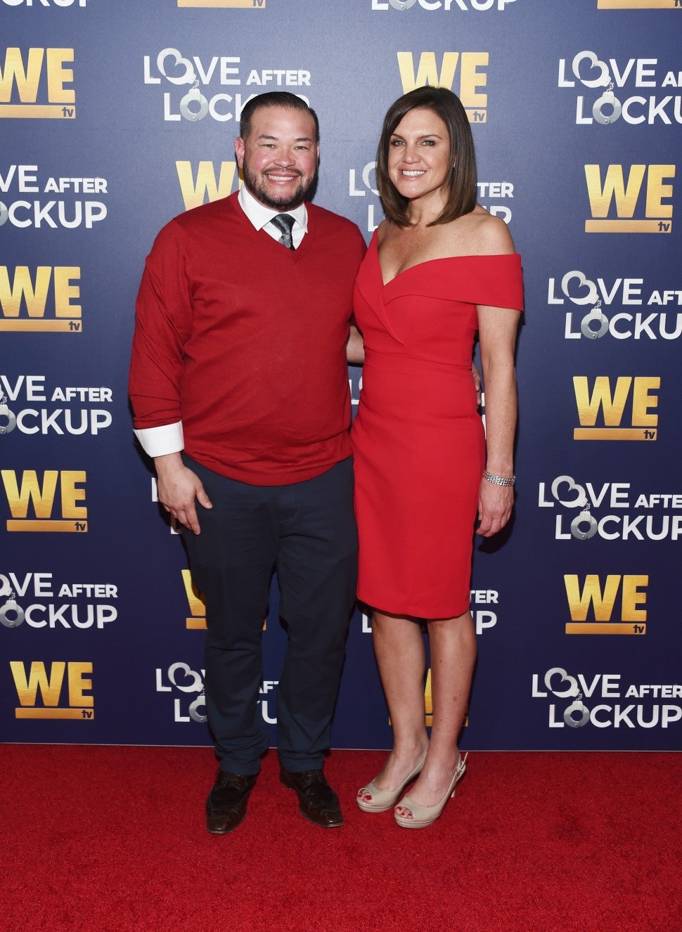 Jon Gosselin and Colleen Conrad arrive at WE tv's Real Love: Relationship Reality TV's Past, Present & Future event at The Paley Center for Media on December 11, 2018 in Beverly Hills, California. 