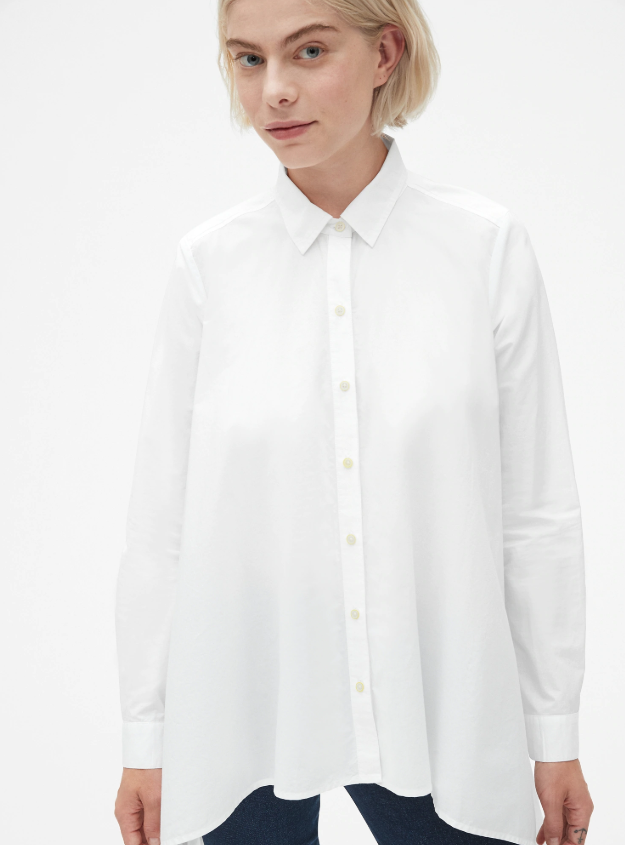 Gap oversized white shirt