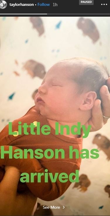 Taylor Hanson New Son