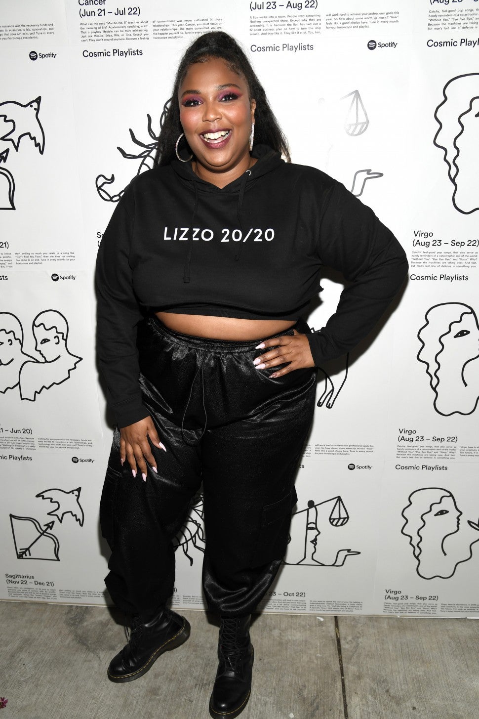 Lizzo at spotify show