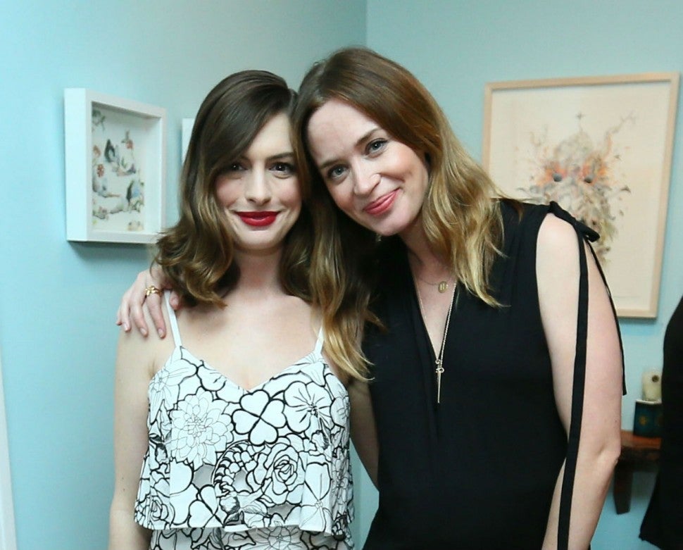 Anne Hathaway and Emily Blunt. 