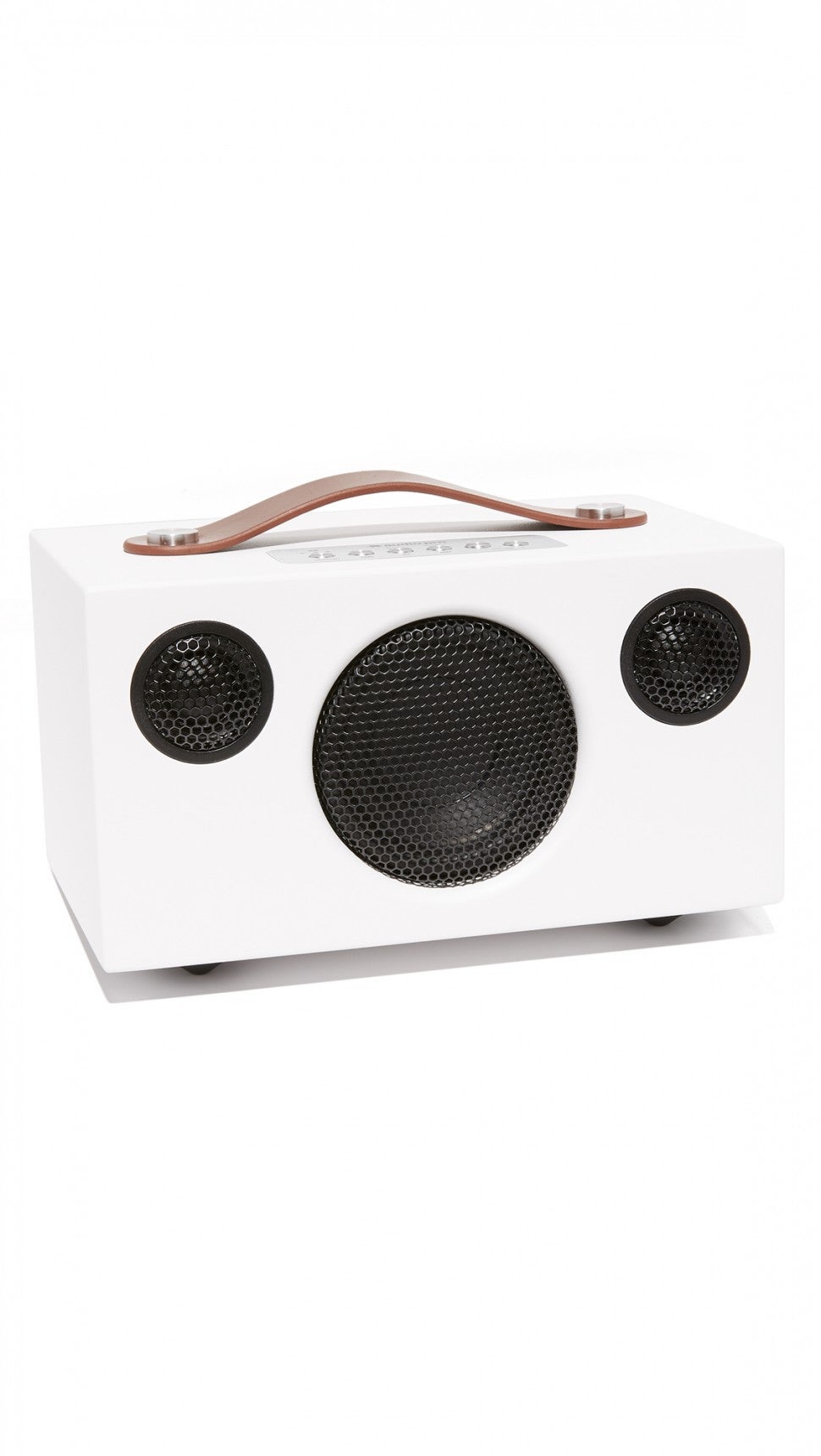 Audio Pro white speaker