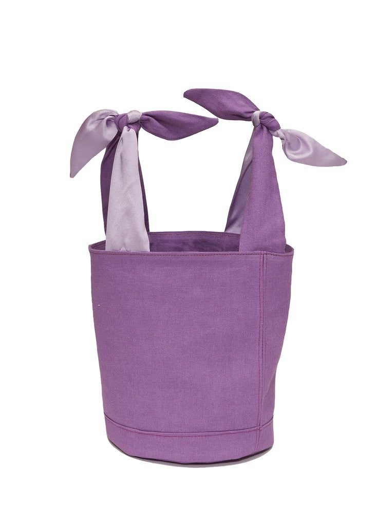 Donni lavender bucket bag