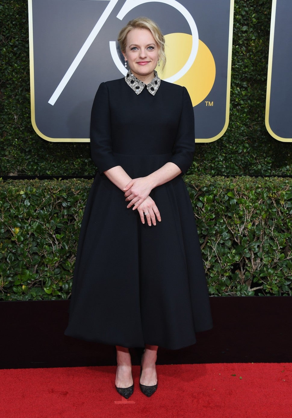 Elisabeth Moss Golden Globes 2018