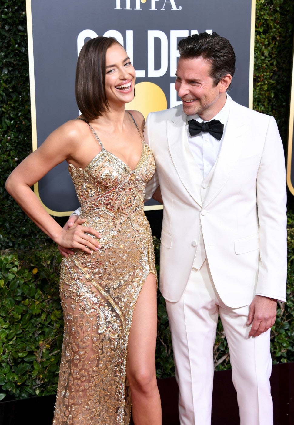 Bradley Cooper and Irina Shayk  2019 Golden Globes