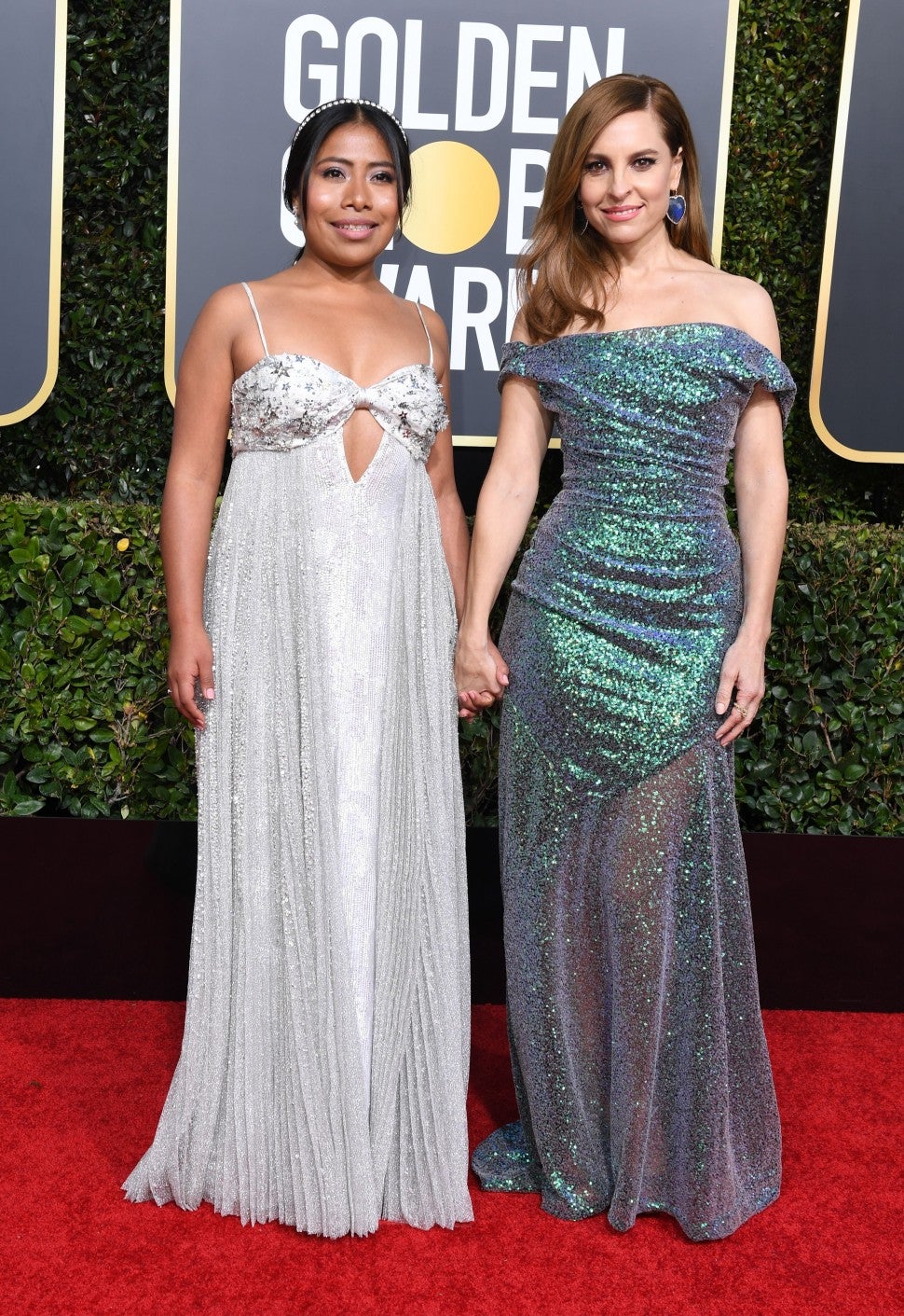 Yalitza Aparicio and Marina de Tavira Golden Globes 2019