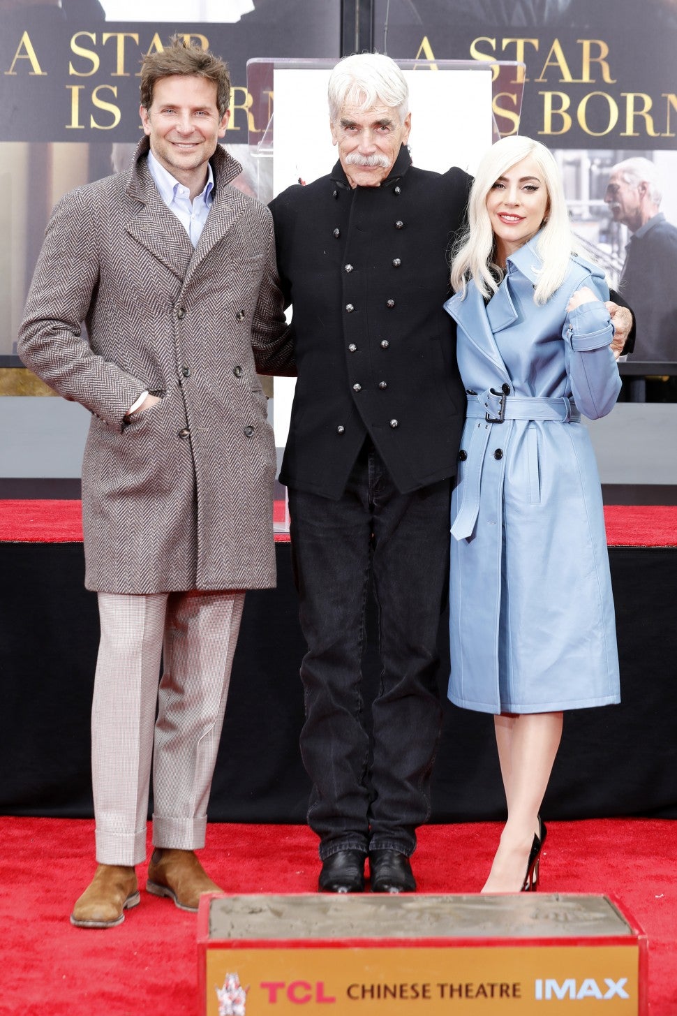 Bradley Cooper, Sam Elliott and Lady Gaga