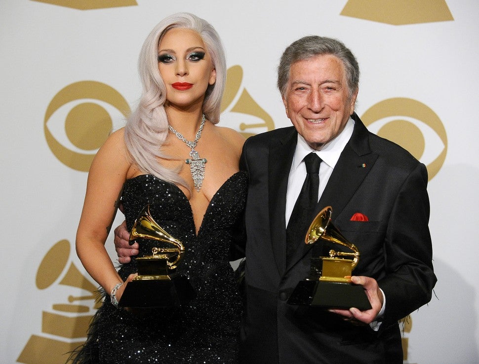 Lady Gaga Tony Bennet Grammy 2015