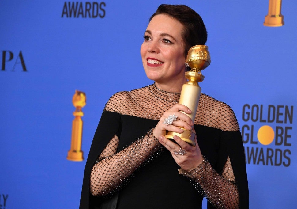 Olivia Colman at the 2019 Golden Globes