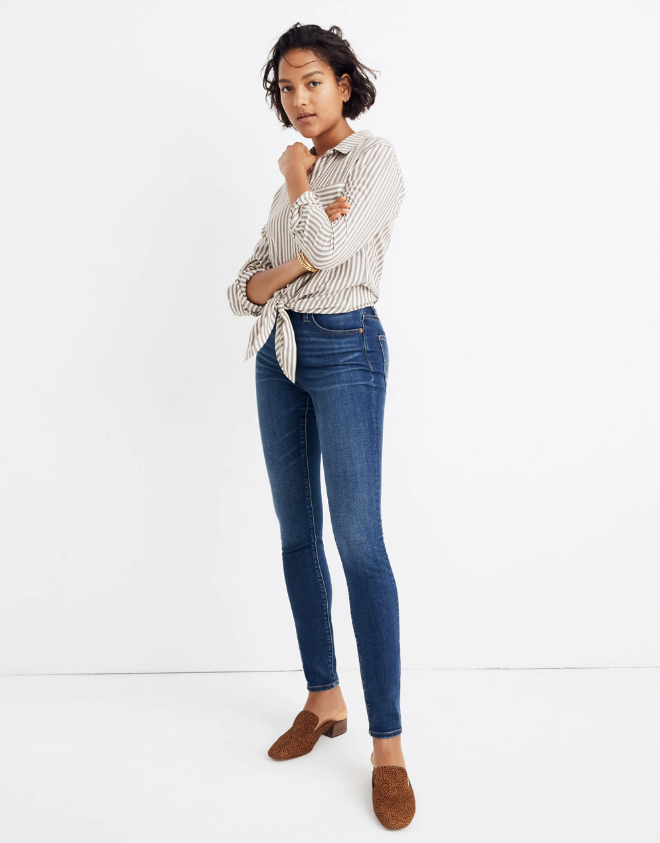 Madewell curvy high-rise skinny jeans