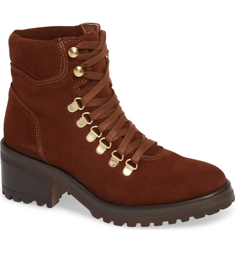 Steven by Steve Madden suede hiking bootie