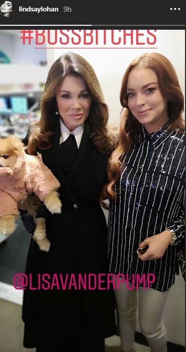 Lindsay Lohan and Lisa Vanderpump