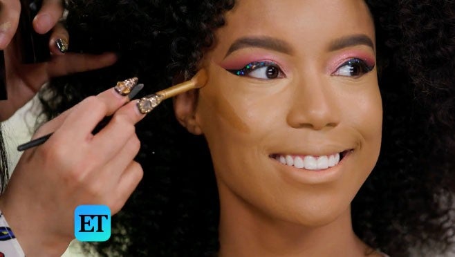 Cardi B GRAMMYs makeup tutoria contour