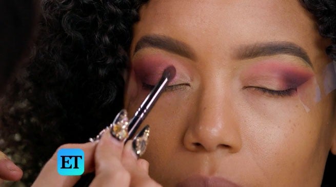 Cardi B GRAMMYs makeup tutorial eyeshadow