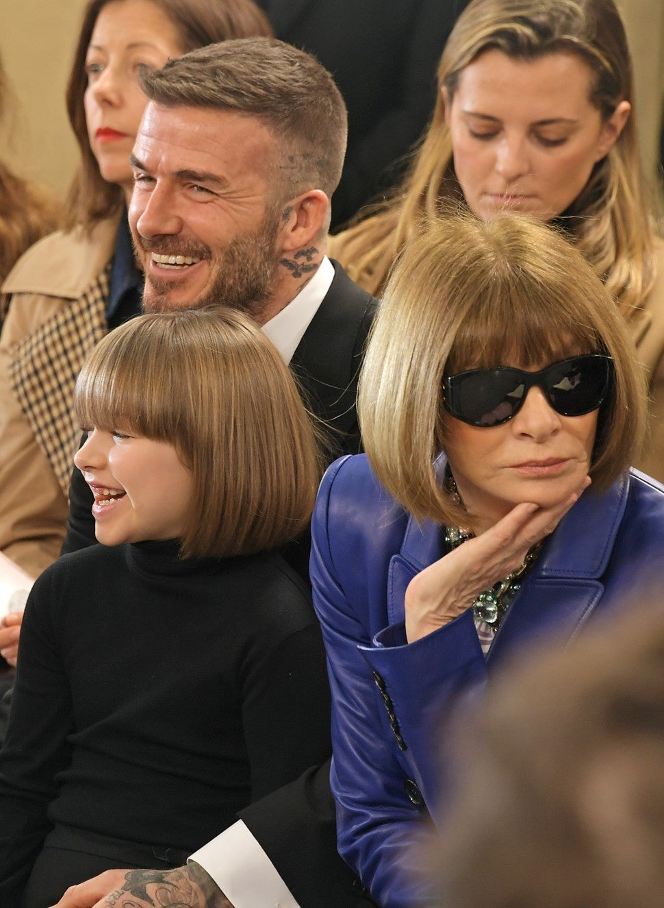 Victoria Beckham's Daughter Harper Is Twinning With Anna Wintour: See Their  Matching Haircuts! | Entertainment Tonight
