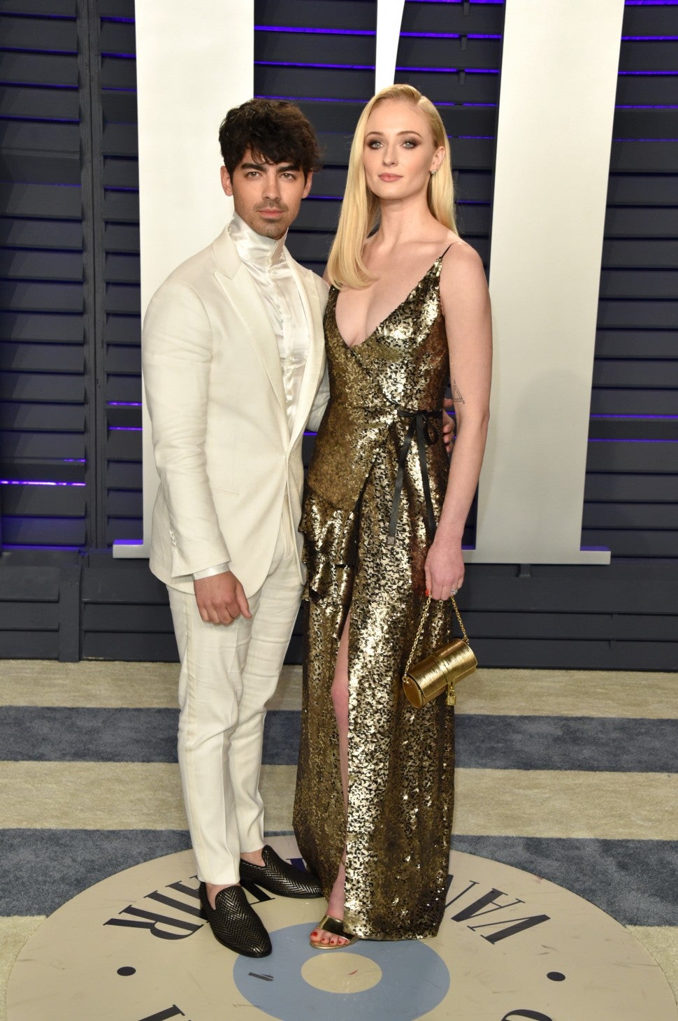 Joe Jonas and Sophie Turner at Vanity Fair Oscars party