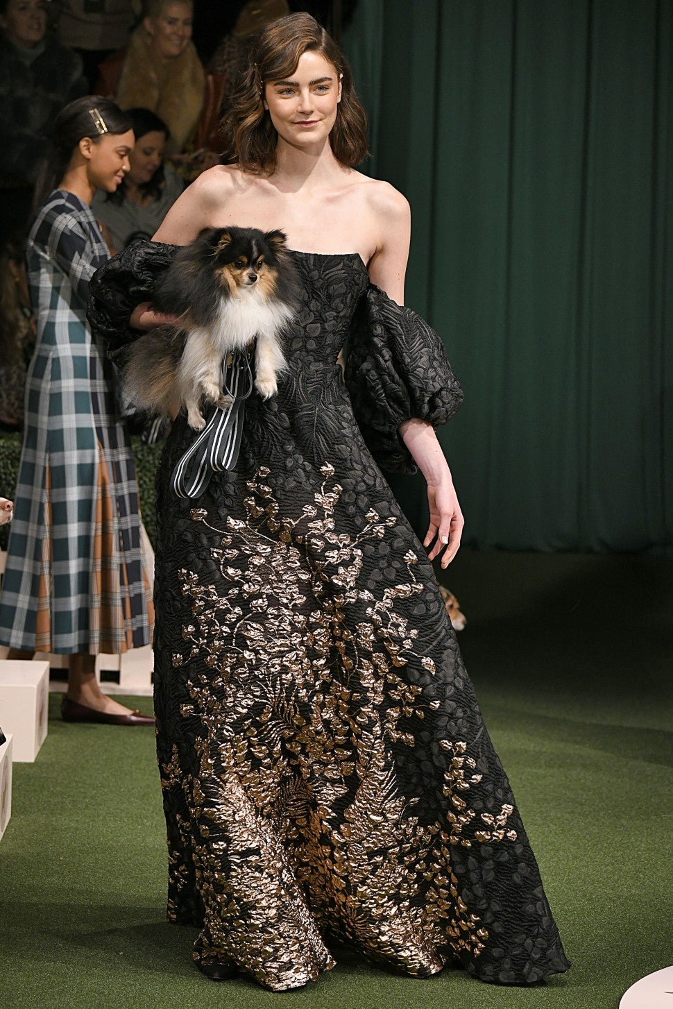 Lela Rose fall 2019 show with dogs