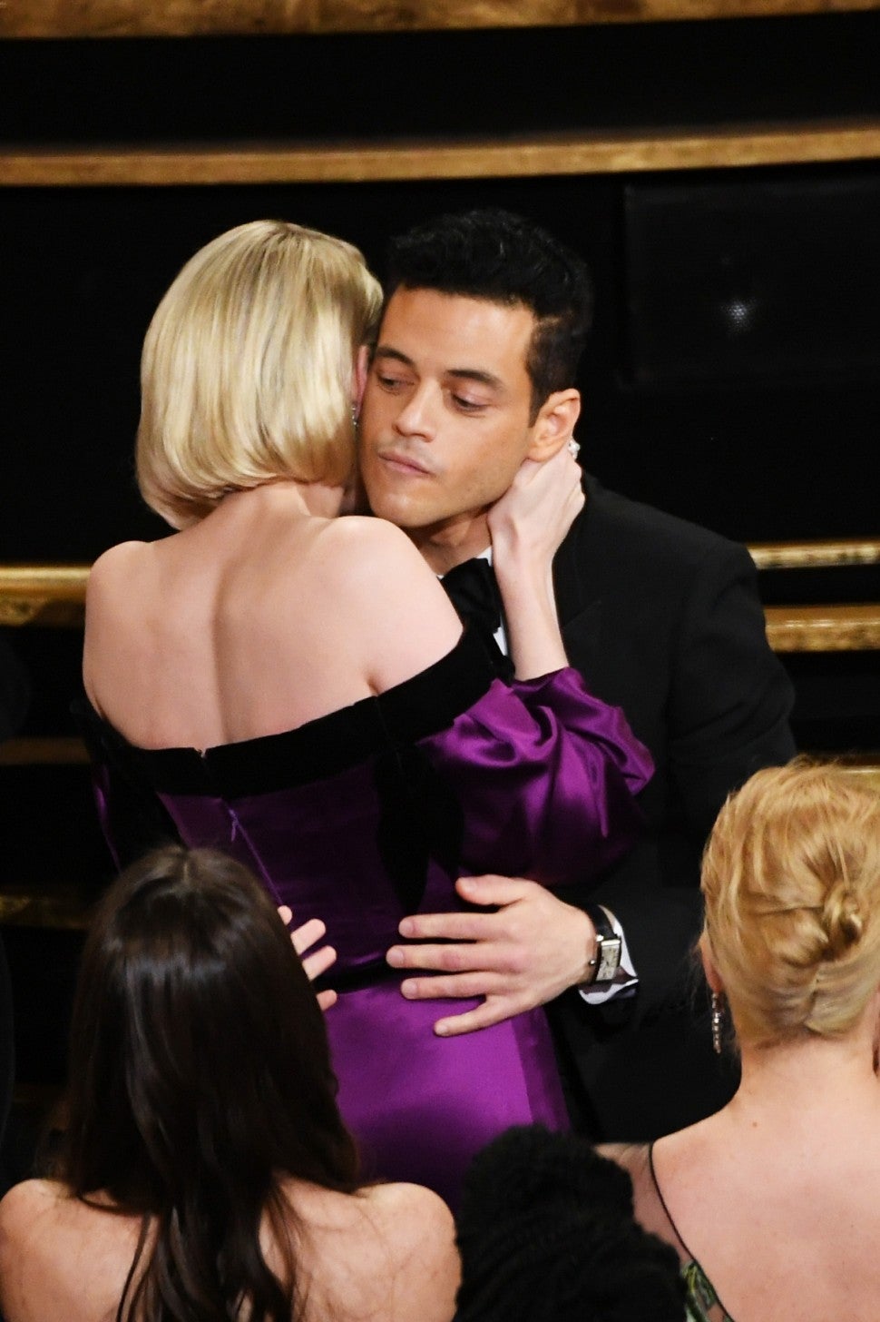 Lucy Boynton and Rami Malek during the 91st Annual Academy Awards at Dolby Theatre on February 24, 2019 in Hollywood, California. 