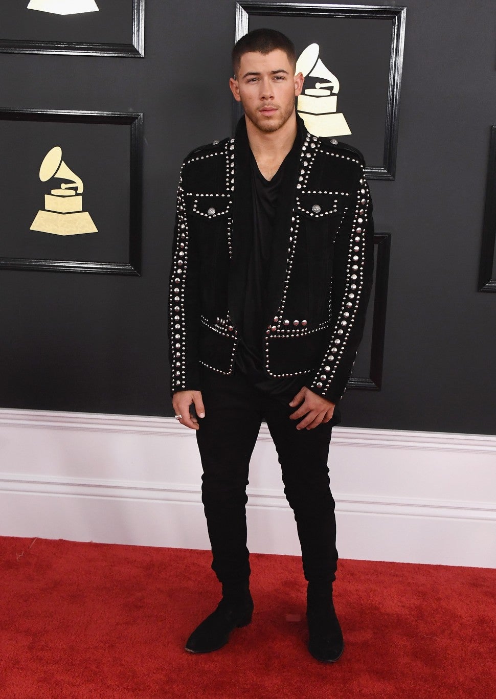 Nick Jonas at 2017 Grammys