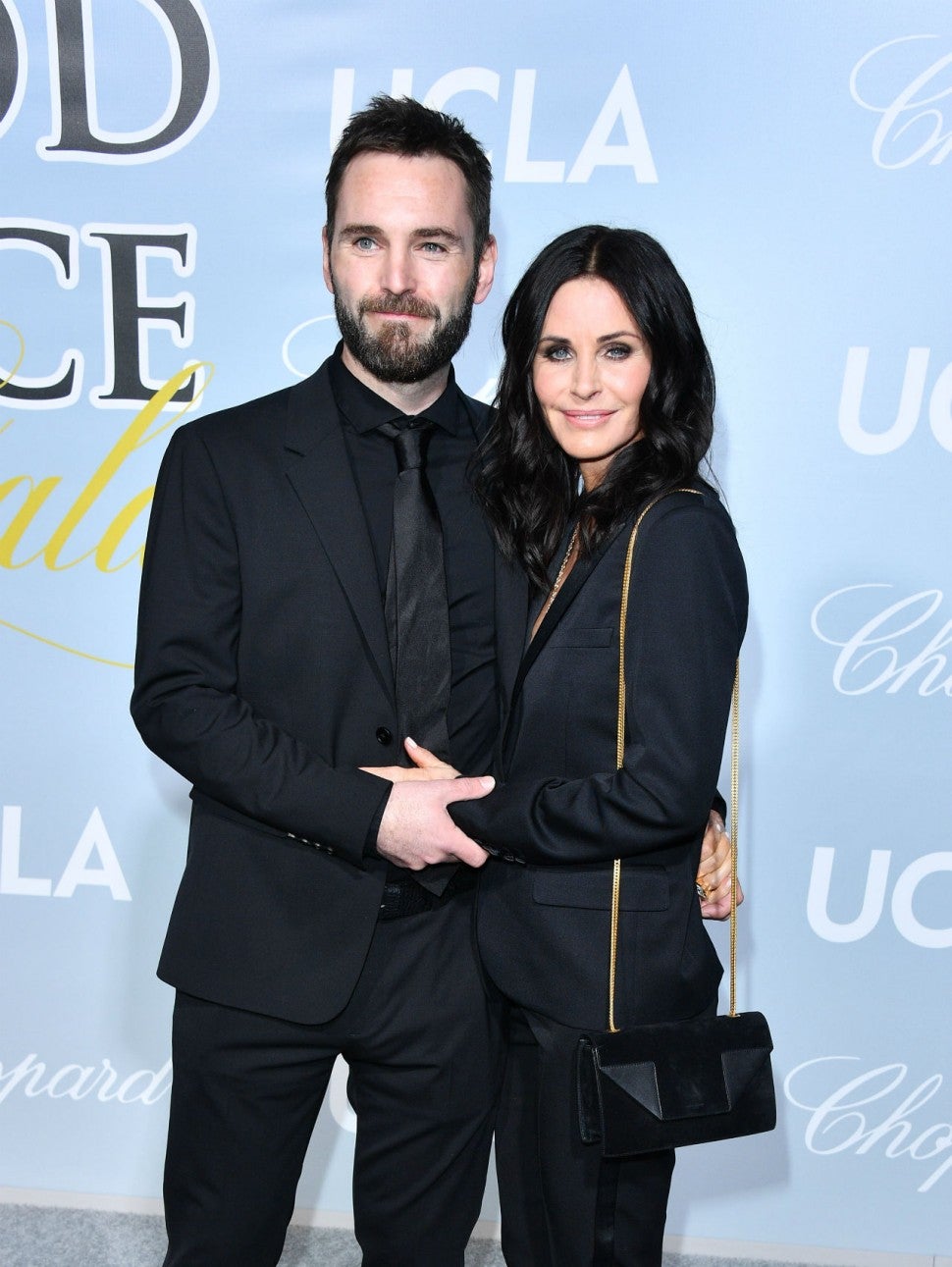 Johnny McDaid and Courteney Cox